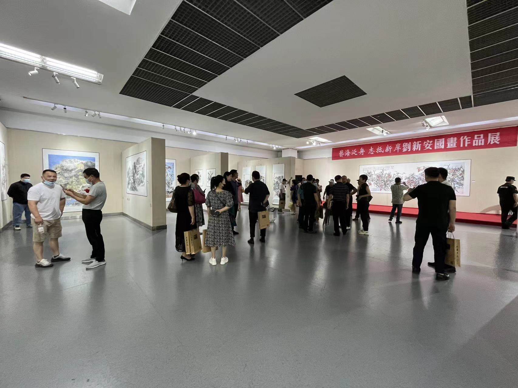 艺海泛舟 志抵新岸——刘新安国画作品展在合肥•久留米友好美术馆开幕
