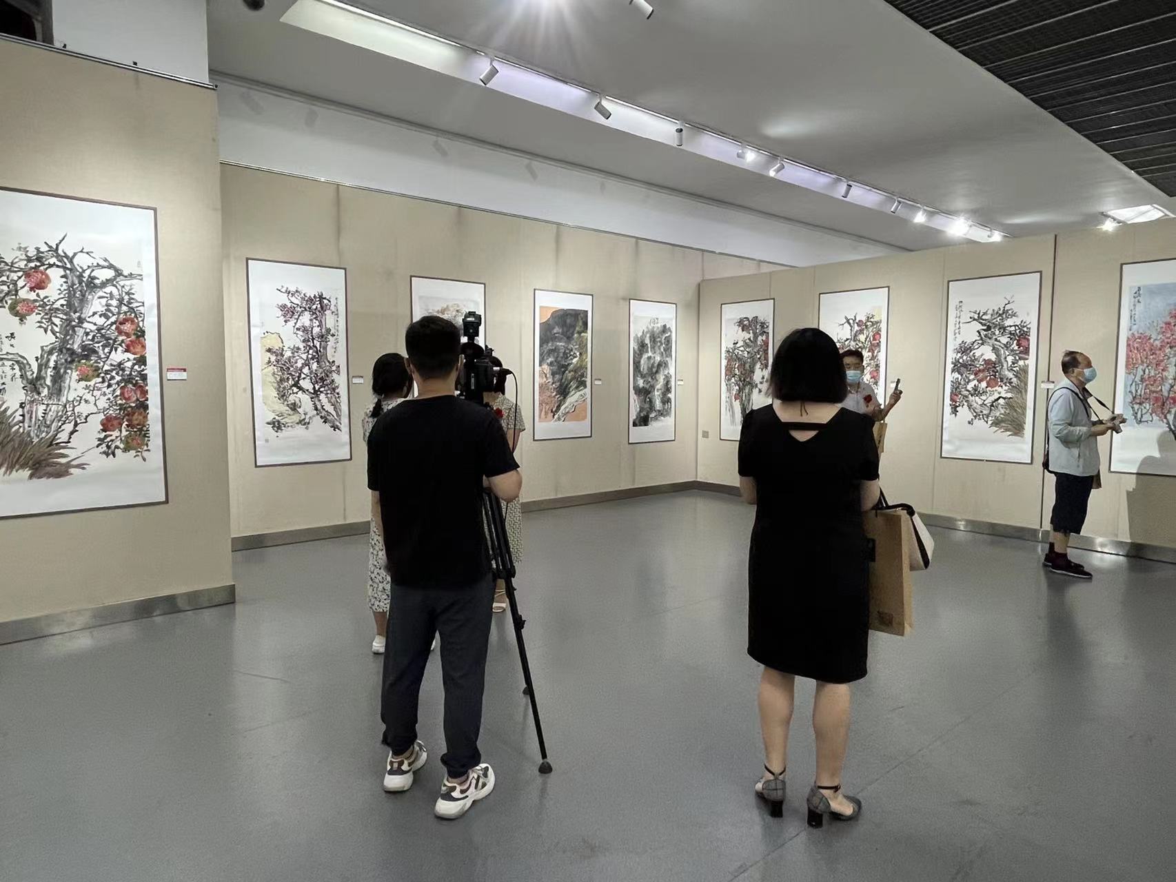 艺海泛舟 志抵新岸——刘新安国画作品展在合肥•久留米友好美术馆开幕