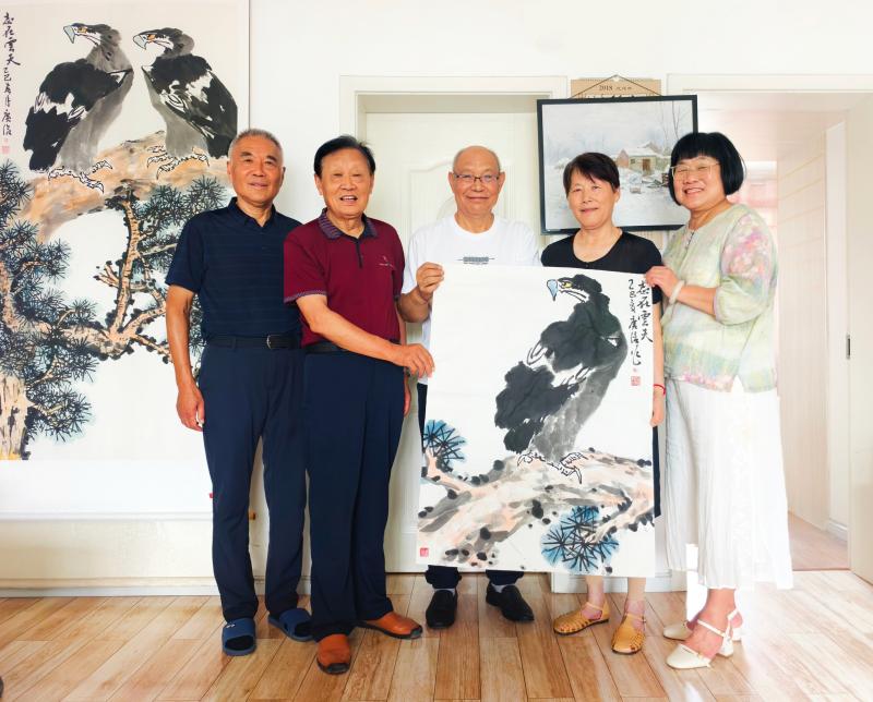 画家闫广信——桑榆未晚霞满天   